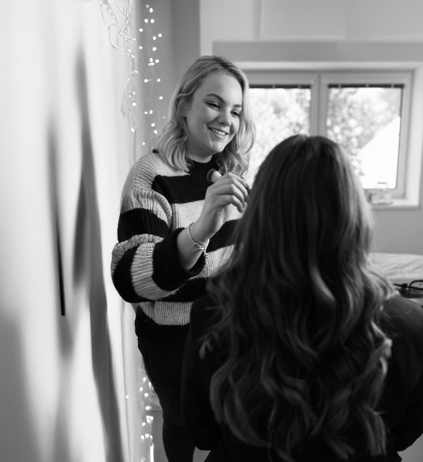 Líčení zákaznice ve studiu